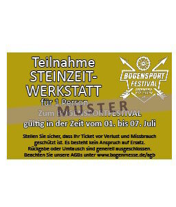 Steinzeitwerkstatt [02.07.]