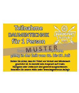 Daumentechnik & Reiterbogen [02.07.]